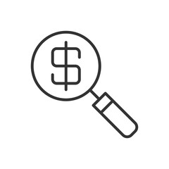 Money Search Icon