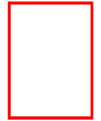 red frame for text