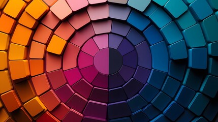 Obraz premium Abstract Color Wheel Background.