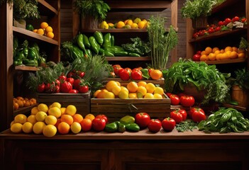 colorful display fresh farm table ingredients including spices rustic wooden background, artichoke, arugula, asparagus, avocado, beans, beets