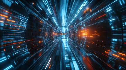 Digital Corridor: Journey Through Cyberspace