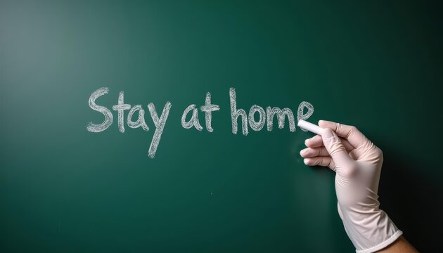  Urgent message  Stay at home - Powered by Adobe