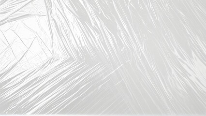 Transparent plastic film wrap texture background