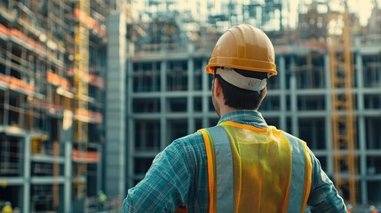 civil engineer coordinating with a team to address challenges on a large-scale construction site
