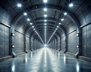 Empty architecture garage floor background concrete construction 