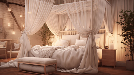 Room Decoration A  modern and luxurious master bedroom living room with beautiful sofa set and colorful wall with the elegant lights and chandelier.