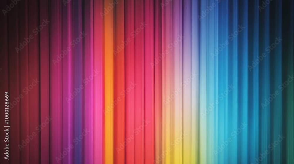 Poster vibrant abstract spectrum displaying a captivating array of multicolor hues and shades