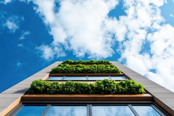 Engineers retrofitting an old building with energy-efficient systems as part of the decarbonization effort, decarbonization, green architecture