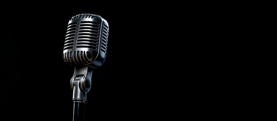Retro Mic background