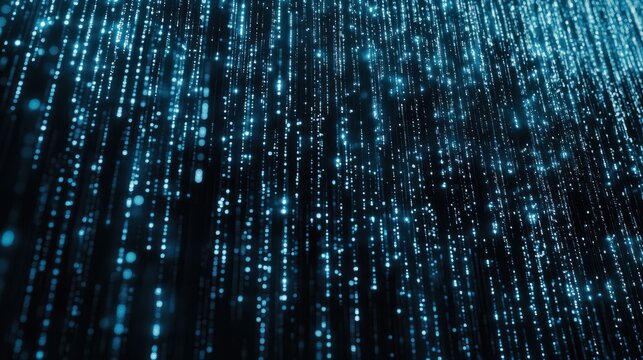 digital binary encrypted code matrix background