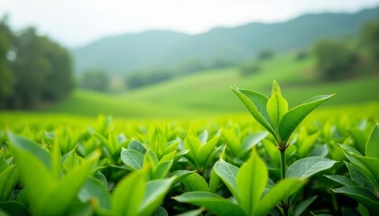  Vibrant life in a lush green field