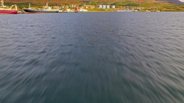 Iceland Town Mountain Bay Reydarfjordur 8
