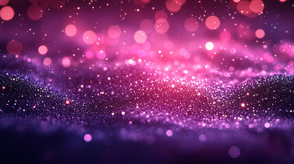 bokeh purple glitter texture Christmas abstract background or with blank space  