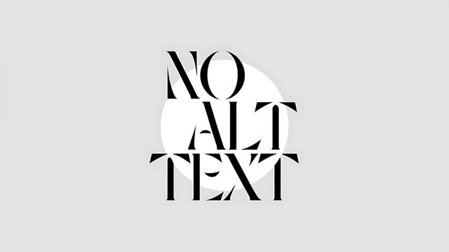 Black and white text design with a minimalist style, conveying a message of accessibility and inclusivity. 
