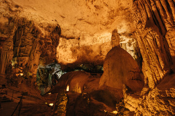 Obraz premium grotto Grotta di Nettuno, Capo Caccia, Alghero, Sardinia, Italy - may 2 2024
