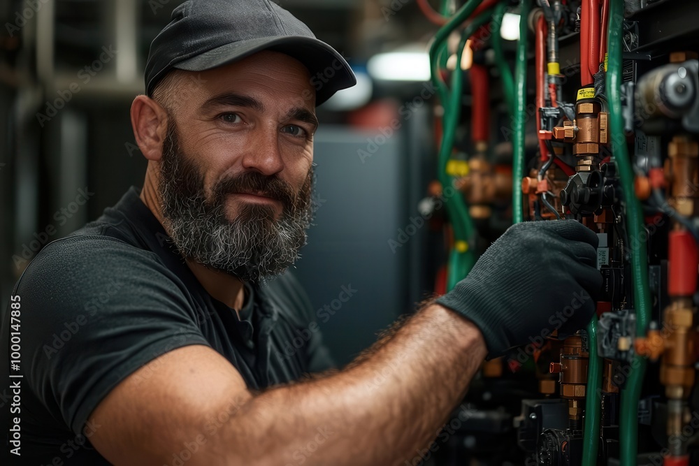 Poster mechanical engineer developing cooling systems for energy-efficient data centers, mechanical enginee