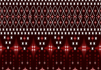 Seamless fabric texture with checkered pattern