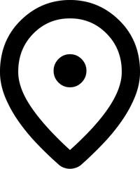 Vector black location on icon graphic design illustration, icon design, business icon