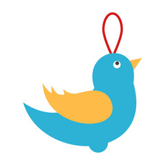 Christmas Tree Decoration toys icon, Merry Christmas and Happy New Year concept