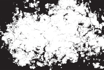 Grunge Black And White Wall Texture Abstract Background.