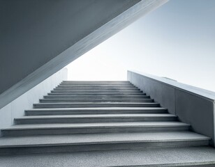 Fototapeta premium Abstract architecture design of cement stairway