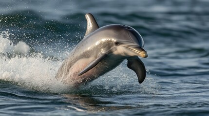 Obraz premium Bottlenose Dolphin --ar 16:9 --v 6.1 Job ID: 34250019-df7b-453b-8afc-0db09d39926f