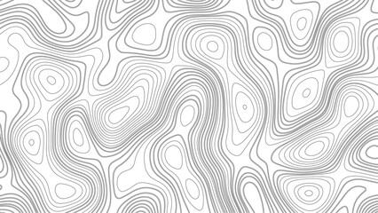 Contour line abstract background. Topographic map backdrop. Conditional geography scheme and the terrain path