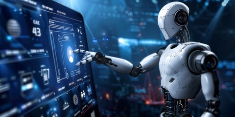 Fototapeta premium 3D rendered visuals showcase the capabilities of CAE systems in practice.