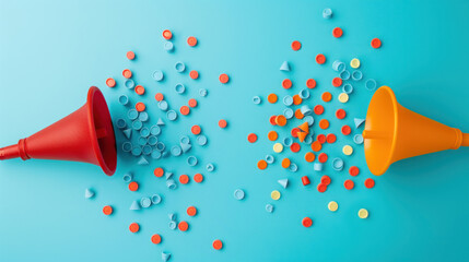 A comparison of organic versus paid lead generation strategies, highlighting their cost-effectiveness and conversion rates.