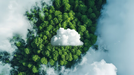 A discussion on the environmental impact of cloud computing and how businesses can adopt greener practices.