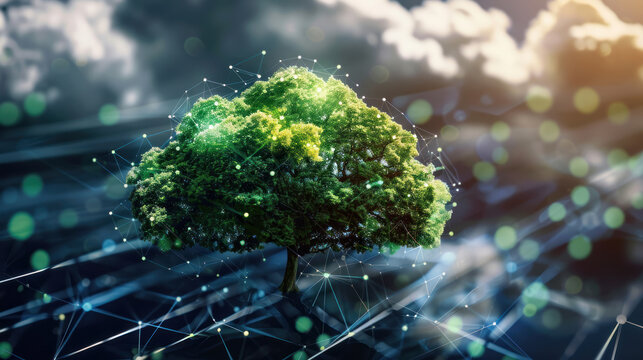 A discussion on the environmental impact of cloud computing and how businesses can adopt greener practices.