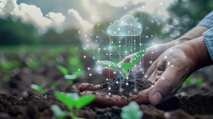 A discussion on the role of cloud computing in driving innovation and efficiency in agriculture, enabling smarter farming.