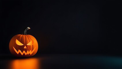 halloween background scary spooky pumpkin black night spider night neon helloween backdrop minimalistic background autumn holidays space
