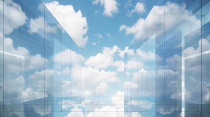 Obraz premium A guide to designing an efficient cloud computing architecture, focusing on scalability, reliability, and cost-efficiency.