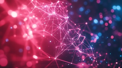 Futuristic plexus design representing abstract digital data in technology background image