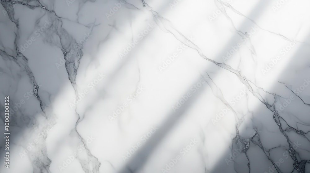 Aufkleber pristine white marble surface with subtle veining soft diffused lighting accentuates texture minimal