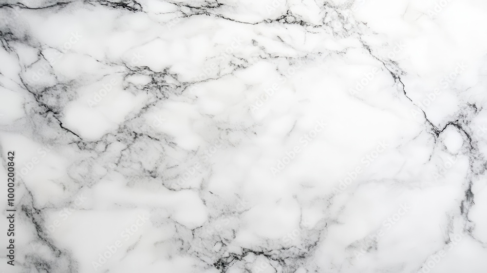 Aufkleber pristine white marble surface with subtle veining soft diffused lighting accentuates texture minimal