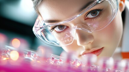 A team of scientists collaborating on a biotechnology project, highlighting the collaborative nature of scientific innovation.