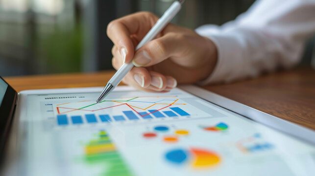 A visual of a PPC marketing strategy, focusing on keyword bidding, ad placement, and ROI tracking.