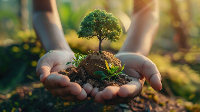 A visual of brands successfully using sustainable digital marketing to build trust and loyalty with green audiences.