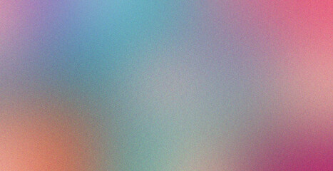 Pink Grainy gradient background, orange blue purple white yellow abstract noisy texture