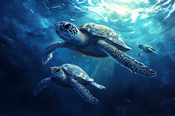 Fototapeta premium Schildkröten