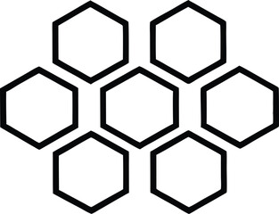 Symmetrical Hexagons Unveiled in Striking Vector Illustrations and Patterns
