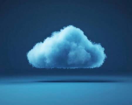 Performance metrics floating within a digital cloud, cloud data, real-time analysis