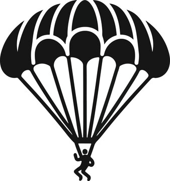 recommend clip art: Stick Figure Parachute Icon
