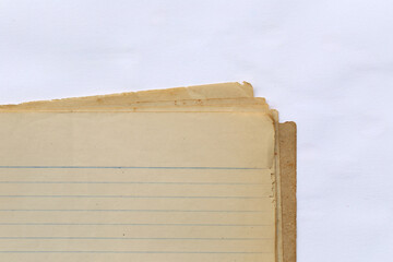 Vintage Blank Notebook Pages for Creative Use