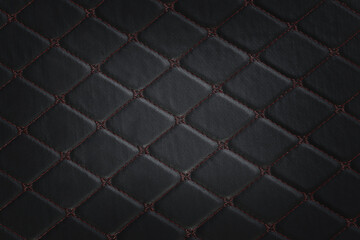 Textured carpet Pattern with Red Stitching Detail.