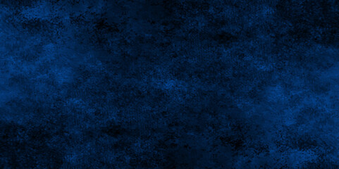 Obraz premium Abstract blue wall grunge background. Nebules blue texture decorative Venetian stucco for backgrounds. deep shiny blue and black dreamlike abstract fantasy under water background. dark blue concrete .