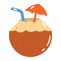 coconut juice icon