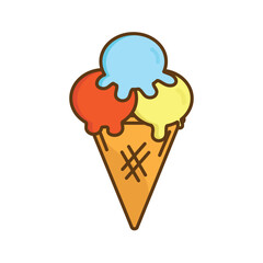 ice cream illustration